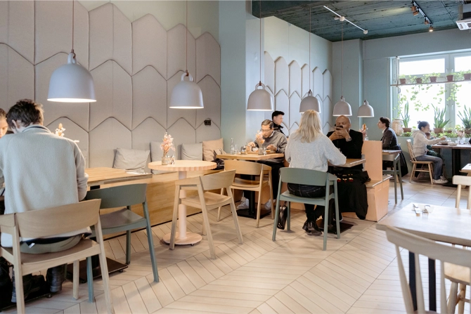 Café in the Neighboring Building