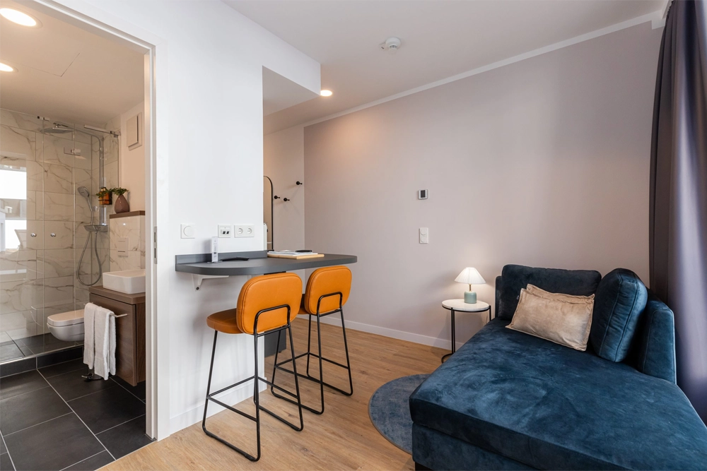 Frühstück Bereich Junior Suite The Doorman Göthe Frankfurt